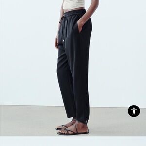 Zara silky satin  pants size 6